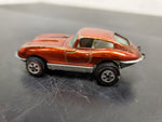 VINTAGE JOHNNY LIGHTNING CUSTOM XKE BY TOPPER GOOD YEAR TIRES ENGINE OPENS