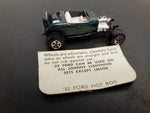 VTG JOHNNY LIGHTNING CUSTOM 32 FORD BY TOPPER ORIGINAL STICKER DESCRIBING CAR!!!