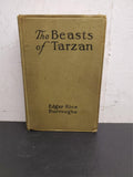 BEASTS OF TARZAN  EDGAR RICE BURROUGHS MCCLURG 1916 BOOK HARD BACK