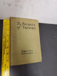 BEASTS OF TARZAN  EDGAR RICE BURROUGHS MCCLURG 1916 BOOK HARD BACK