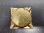 VINTAGE GOLDEN TENNESSEE STATE MAP ASHTRAY TIN COLLECTIBLE 1970'S