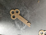 VINTAGE KEYS LOT OF 46 ANTIQUE SKELETON KEYS, BARREL, CABINET, LOCK, STEAMPUNK!