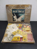 RICH UNCLE VTG ANTIQUE BOARD 1946 PARKER BROTHERS MONOPOLY PRE GAME BOX COLLECTI