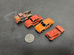 VINTAGE DIECAST TOOTSIE TOY ASSORTMENT LOT FT. MG, PICKUP TRUCK & VW BEETLE