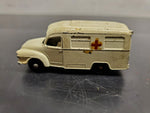 VINTAGE MATCHBOX/LESNEY 8 WHEEL CRANE NO. 30 & LOMAS AMBULANCE NO. 14