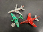 VTG MATCHBOX/LESNEY LOT OF 3 AIRPLANES  1973 APLPHA JET SB11, SB7 & SB13DC10