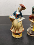 COLLECTION OF 2 VICTORIAN ERA WOMEN FIGURINES MADE IN JAPAN