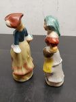 COLLECTION OF 2 VICTORIAN ERA WOMEN FIGURINES MADE IN JAPAN