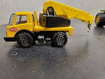 TONKA VTG LOT TOY TRACTOR FRONT LOADERS YELLOW CRANE TRUCK FORD SCORCHER CAR