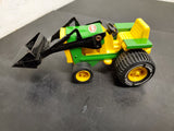 TONKA VTG LOT TOY TRACTOR FRONT LOADERS YELLOW CRANE TRUCK FORD SCORCHER CAR