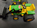 TONKA VTG LOT TOY TRACTOR FRONT LOADERS YELLOW CRANE TRUCK FORD SCORCHER CAR