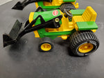 TONKA VTG LOT TOY TRACTOR FRONT LOADERS YELLOW CRANE TRUCK FORD SCORCHER CAR