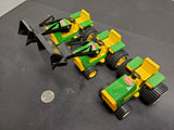 TONKA VTG LOT TOY TRACTOR FRONT LOADERS YELLOW CRANE TRUCK FORD SCORCHER CAR