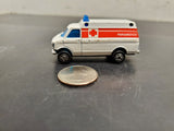VINTAGE 1978 ZYLMEX P346 AMBULANCE PARAMEDICS VAN MADE IN HK GOOD CONDITION