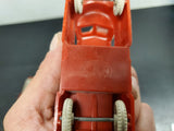 VINTAGE SUPERIOR TOYS LOT OF RED GASOLINE TRUCK AND RED TOW TRUCK
