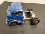 RARE VINTAGE STRUCTO TOYS BLUE TRUCK FREEPORT ILLINOIS C-3044 ORIGINAL PATINA