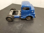 RARE VINTAGE STRUCTO TOYS BLUE TRUCK FREEPORT ILLINOIS C-3044 ORIGINAL PATINA