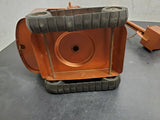 Vtg Structo Toys Toy Steam Shovel Works! Tin W Tracks Orig Construction 1940's