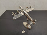VTG Fighter Bomber Airplane Stand Desk 4 propellers boeing Statue Paper weight