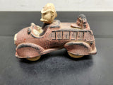 VTG WALT DISNEY PRODUCTIONS MICKEY MOUSE FIRE DEPARTMENT TRUCK SUN RUBBER TOY