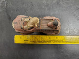 VTG WALT DISNEY PRODUCTIONS MICKEY MOUSE FIRE DEPARTMENT TRUCK SUN RUBBER TOY