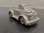 VINTAGE ORIGINAL 1950'S CAB CASTING MOLD SILVER PICK UP TRUCK TOY CAR