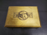 VINTAGE CLASSIC PERSONAL HUMIDOR CIGAR BOX-UNIQUE PORTRAIT ON COVER