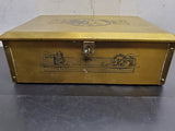 VINTAGE CLASSIC PERSONAL HUMIDOR CIGAR BOX-UNIQUE PORTRAIT ON COVER