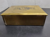 VINTAGE CLASSIC PERSONAL HUMIDOR CIGAR BOX-UNIQUE PORTRAIT ON COVER