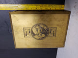 VINTAGE CLASSIC PERSONAL HUMIDOR CIGAR BOX-UNIQUE PORTRAIT ON COVER