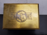 VINTAGE CLASSIC PERSONAL HUMIDOR CIGAR BOX-UNIQUE PORTRAIT ON COVER