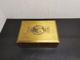 VINTAGE CLASSIC PERSONAL HUMIDOR CIGAR BOX-UNIQUE PORTRAIT ON COVER