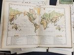 VTG Antique 1863 Guyot's Geographical Series Book Intermediate Geography Book