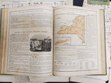 VTG Antique 1863 Guyot's Geographical Series Book Intermediate Geography Book