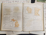VTG Antique 1863 Guyot's Geographical Series Book Intermediate Geography Book