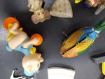 VTG BOX FIGURINES & TRINKETS-PINOCCHIO, ANIMALS, BOWL, DECORATIONS & ORNAMENTS