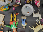 VTG BOX FIGURINES & TRINKETS-PINOCCHIO, ANIMALS, BOWL, DECORATIONS & ORNAMENTS