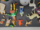 VTG BOX FIGURINES & TRINKETS-PINOCCHIO, ANIMALS, BOWL, DECORATIONS & ORNAMENTS