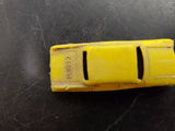 VINTAGE LOT OF 2 PLASTIC MODELS FEATURING YELLOW CADILLAC & RED FIRE TRUCK
