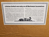 VTG BACHMANN HO SCALE TRAIN SET-5 OLD WEST FREIGHT CARS & AUTHENTIC 4-4-0 LOCO!!