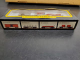 VTG BACHMANN HO SCALE TRAIN SET-5 OLD WEST FREIGHT CARS & AUTHENTIC 4-4-0 LOCO!!