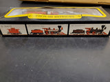 VTG BACHMANN HO SCALE TRAIN SET-5 OLD WEST FREIGHT CARS & AUTHENTIC 4-4-0 LOCO!!