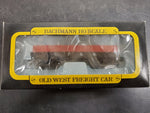 VTG BACHMANN HO SCALE TRAIN SET-5 OLD WEST FREIGHT CARS & AUTHENTIC 4-4-0 LOCO!!