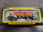 VTG BACHMANN HO SCALE TRAIN SET-5 OLD WEST FREIGHT CARS & AUTHENTIC 4-4-0 LOCO!!