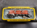 VTG BACHMANN HO SCALE TRAIN SET-5 OLD WEST FREIGHT CARS & AUTHENTIC 4-4-0 LOCO!!