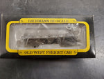 VTG BACHMANN HO SCALE TRAIN SET-5 OLD WEST FREIGHT CARS & AUTHENTIC 4-4-0 LOCO!!