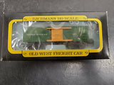 VTG BACHMANN HO SCALE TRAIN SET-5 OLD WEST FREIGHT CARS & AUTHENTIC 4-4-0 LOCO!!