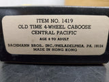 VTG BACHMANN HO SCALE TRAIN SET-5 OLD WEST FREIGHT CARS & AUTHENTIC 4-4-0 LOCO!!
