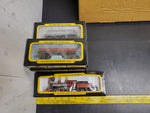 VTG BACHMANN HO SCALE TRAIN SET-5 OLD WEST FREIGHT CARS & AUTHENTIC 4-4-0 LOCO!!