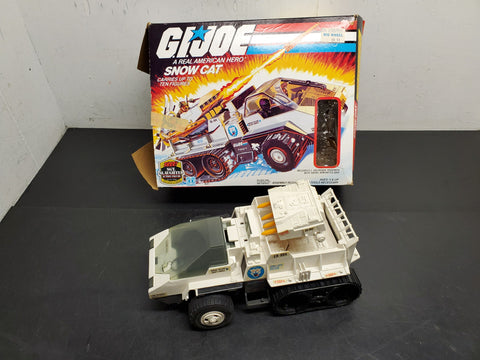 VTG 1985 HASBRO GI JOE SNOW CAT A REAL AMERICAN HERO NEARLY COMPLETE ORIGINALBOX